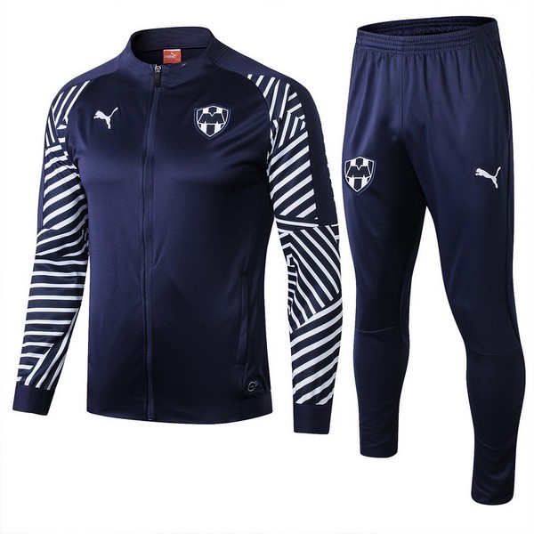 Trainingsanzug Monterrey 2018-19 Blau Weiß Fussballtrikots Günstig